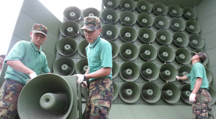 S. Korea’s loudspeakers along DMZ silenced