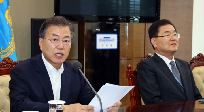 Moon urges stern punishment against sexual crimes