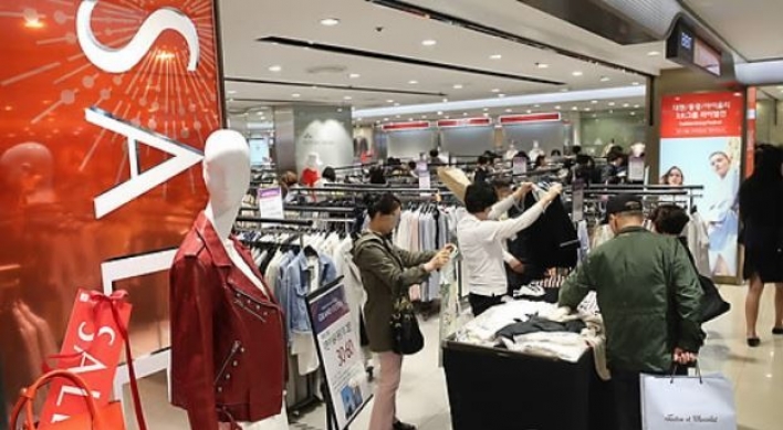 Department store sales bolstered by May holidays