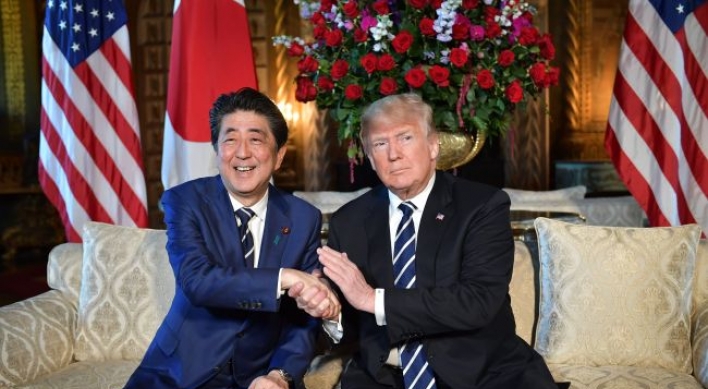 Trump, Abe agree to meet before N. Korea summit