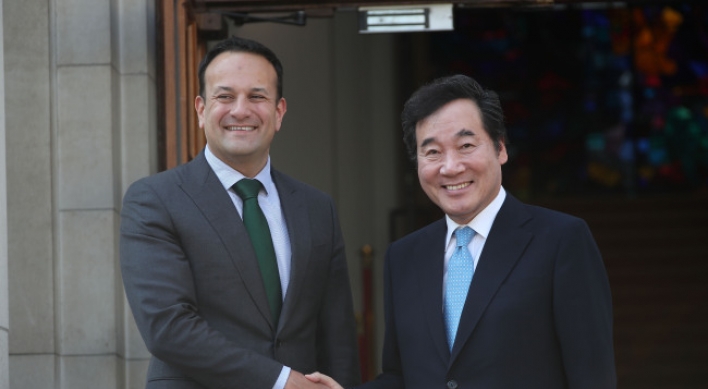 Irish PM expresses support for Korea's efforts for denuclearization, peace