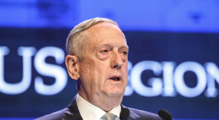 Mattis: No relief to sanctions on N. Korea until denuclearization