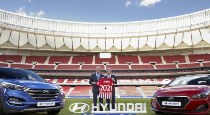 Hyundai Motor to sponsor La Liga’s Atletico Madrid