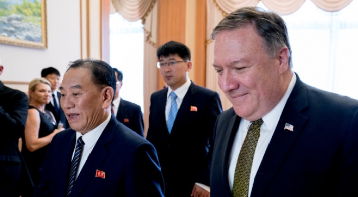 Pompeo, Kim Yong-chol seek 'clarity' in Pyongyang talks