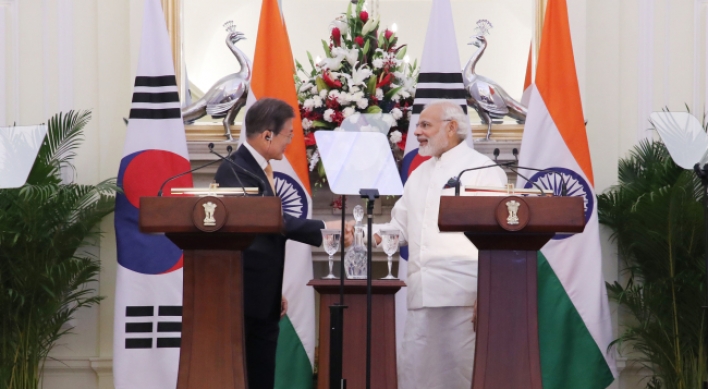 Korea and India agree to strengthen ties