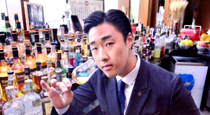 Bartender shakes things up with Korean booze-infused cocktails