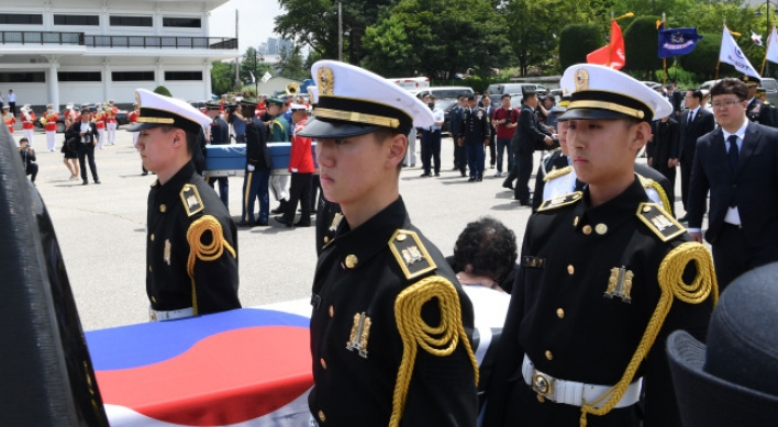 Korea, US mark return of remains of 2 soldiers killed during Korean War