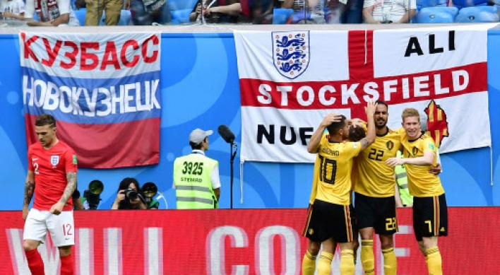 [Newsmaker] Belgium finishes 3rd at World Cup, beats England 2-0