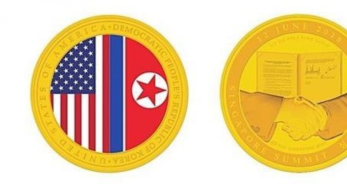 US-N. Korea summit medallions to be up for sale