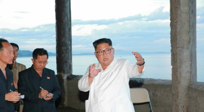 N. Korean leader tours construction sites, chides officials for incompetence