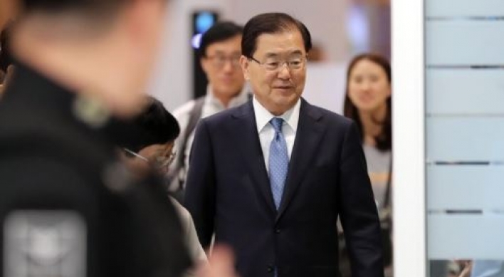 Moon's security adviser on way home from US visit