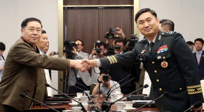 Two Koreas’ generals hold talks to end cross-border hostilities