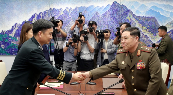 N. Korea's media report on inter-Korean military talks