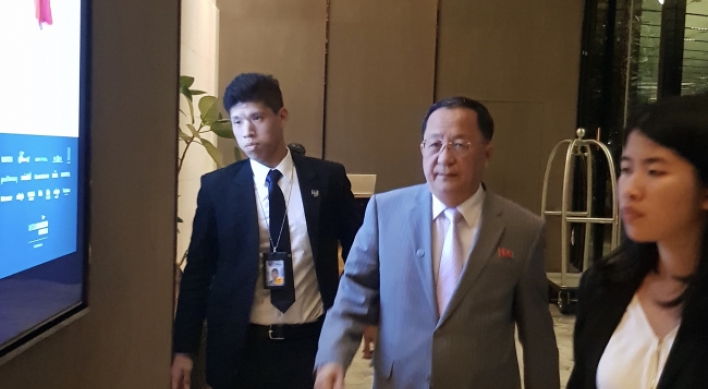 N. Korea’s top diplomat rejects meeting with S. Korean counterpart