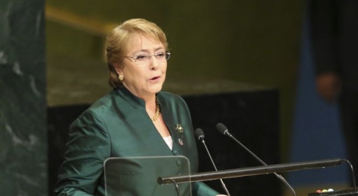 Chile’s Michelle Bachelet to be new UN human rights chief