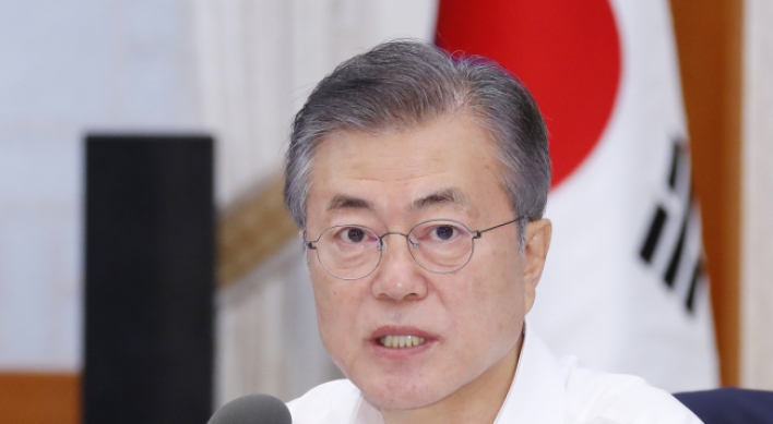 Moon says military will never again be used for political gains