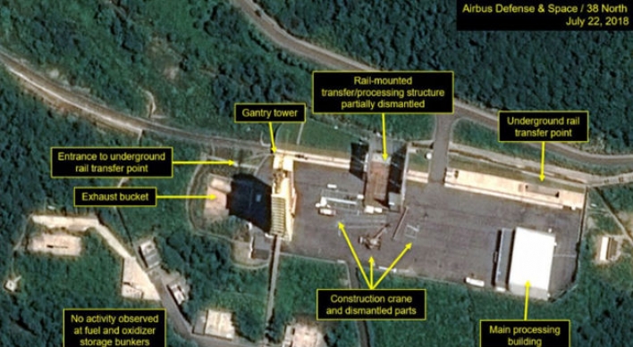 No sign of additional dismantling at NK missile engine test site: 38 North