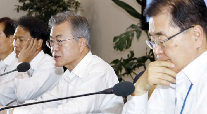 Moon’s mediator role again in spotlight