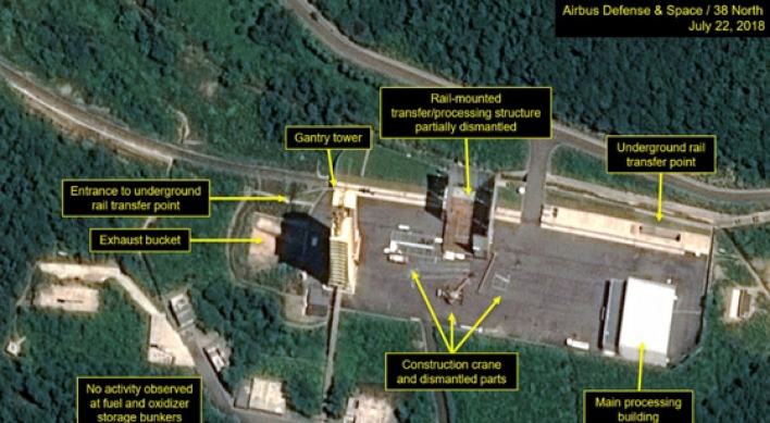 No recent progress in dismantling of N. Korean missile launch site: VOA