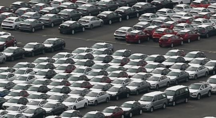 S. Korea's auto exports fall 6.8% in first 7 months of 2018