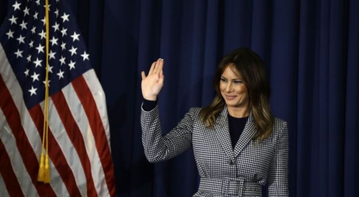 Melania Trump visits babies, moms affected by opioid crisis