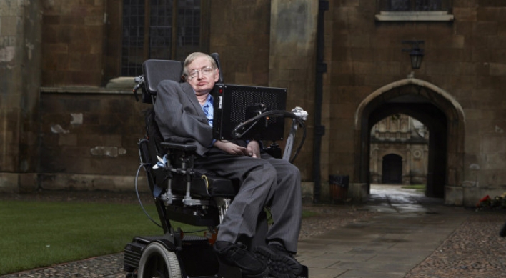 Stephen Hawking wheelchair, thesis up for sale