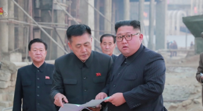 NK leader lambastes sanctions, inspects key economic zone