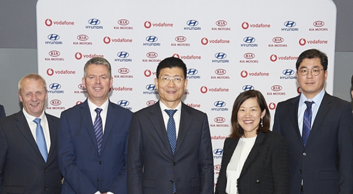 Hyundai-Kia to launch connected car services in Europe with Vodafone