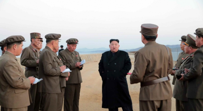 NK leader inspects test of new high-tech weapon amid stalemated nuke talks