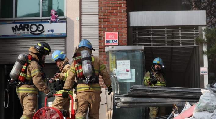 Over 180 evacuate Myeong-dong YWCA after fire