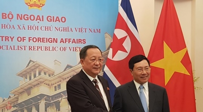 N. Korean FM visits Vietnam to discuss bilateral ties