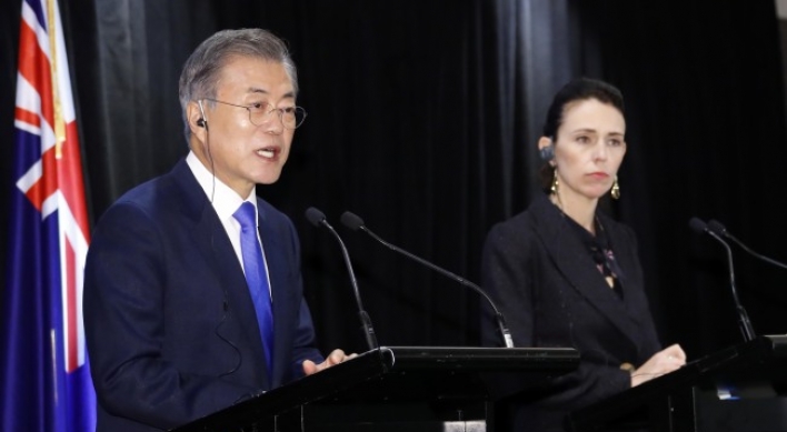 Moon says Kim's Seoul visit will accelerate denuclearization