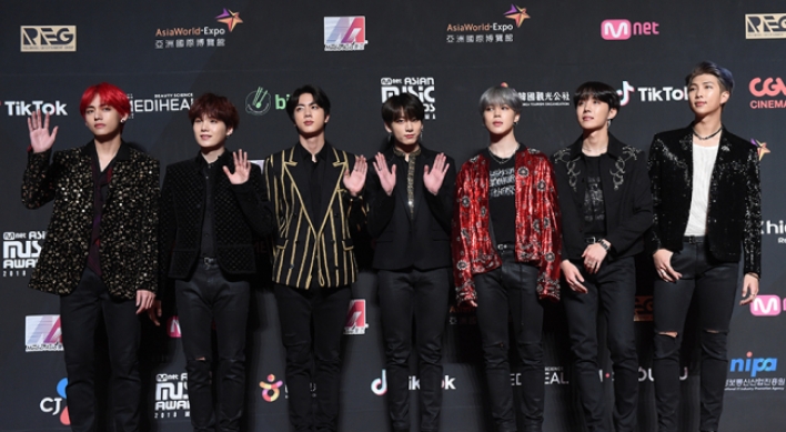 BTS tops nat'l survey on best recording artists of 2018