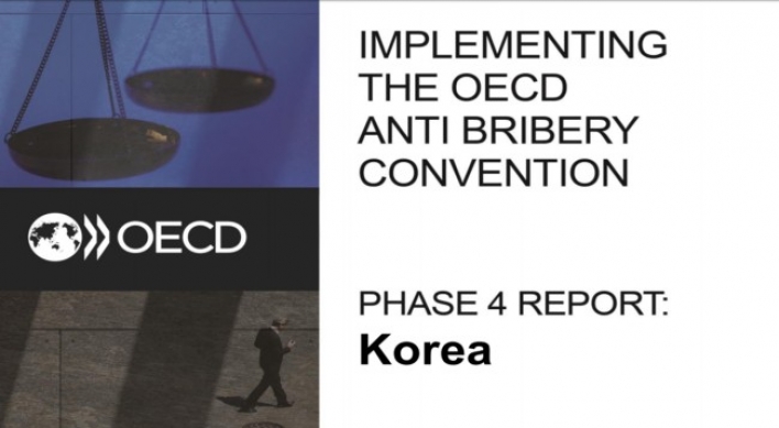 Korea must step up enforcement of laws against foreign bribery: OECD