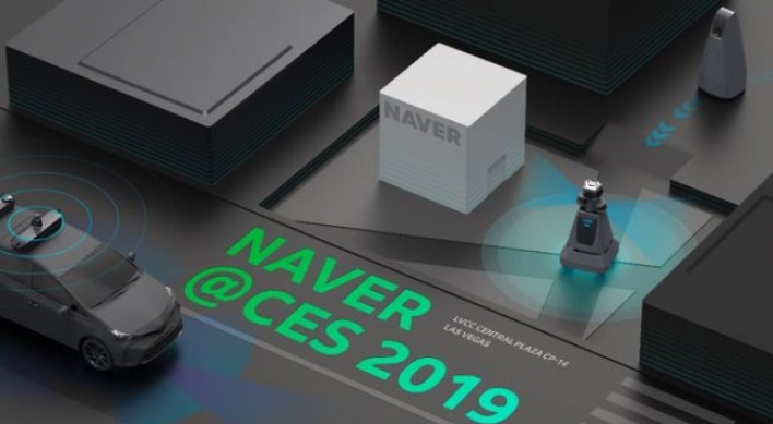 [CES 2019] Korean internet giant Naver debuts AI, robotics technology for first time on global stage