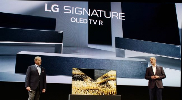 [CES 2019] LG Electronics wows world with industry’s first rollable OLED TV