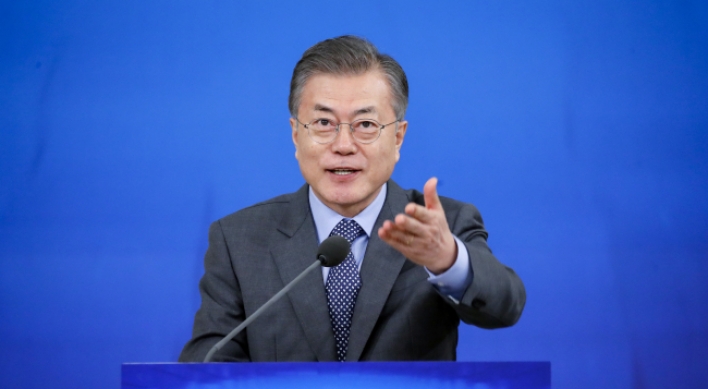 Moon to hold second meeting with corporate community