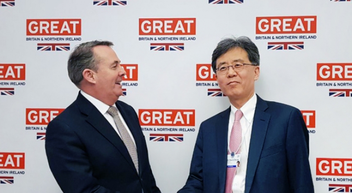 Korea, Britain discuss Brexit emergency measures