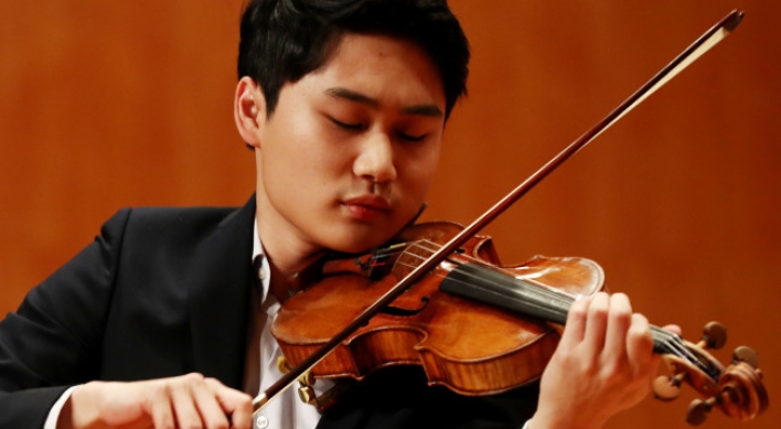 From Sibelius to Brahms, upcoming violin performances in Seoul