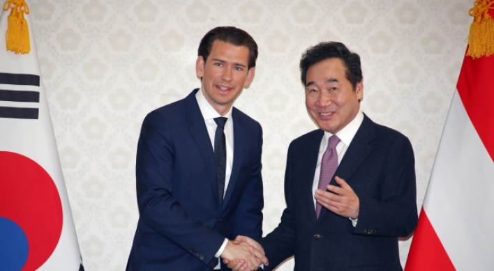 S. Korean PM thanks Austria for supporting peace process on Korean Peninsula