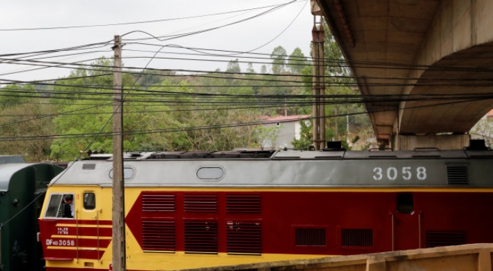 N. Korean leader's train heads north without stopping in Beijing