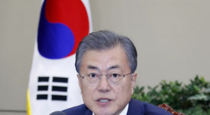 Moon looks to early resumption of US-NK talks