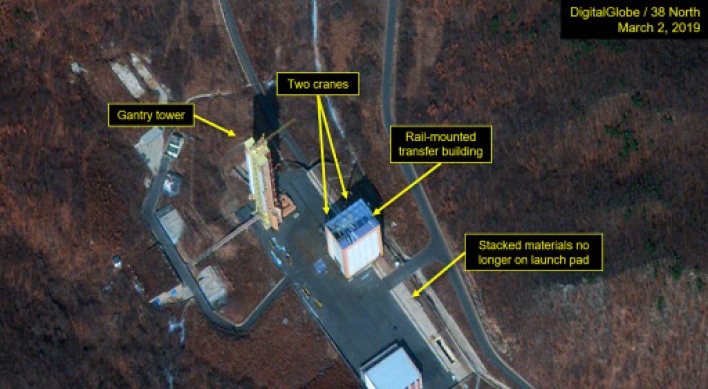 Signs of N. Korea reassembling part of Dongchang-ri missile site