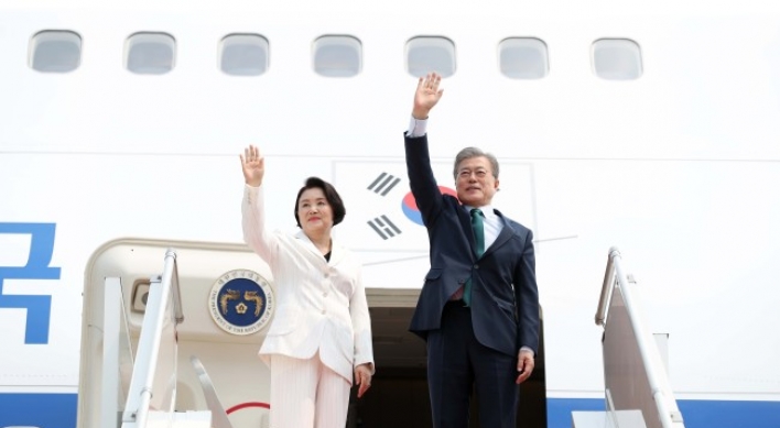 S. Korean president heads home after state visit to Cambodia