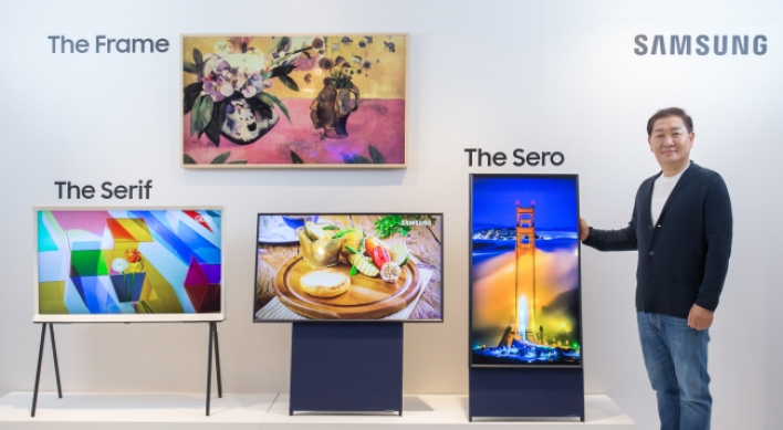 Samsung showcases first vertical TV to target millennials