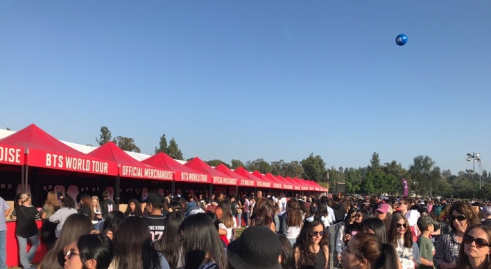 BTS kicks off world stadium tour in Los Angeles