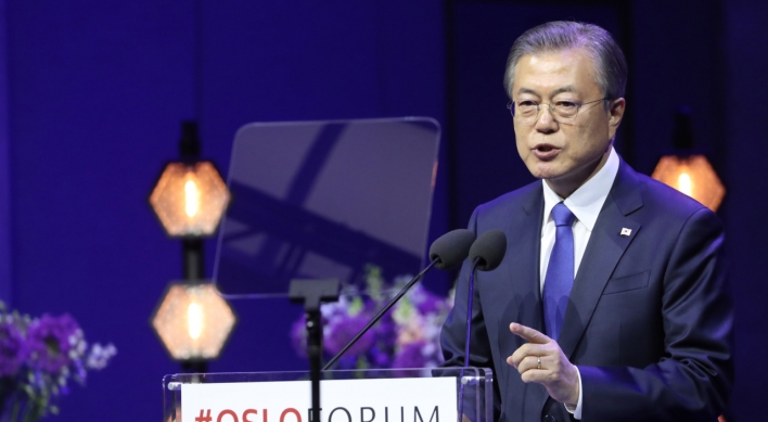 Moon's call for inter-Korean summit in June feeds speculations