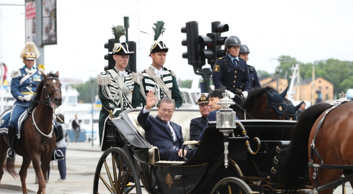 Swedish king: Moon's visit to improve bilateral ties