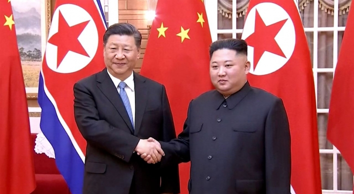 In summit with Kim, Xi vows active role in NK security, Korean Peninsula issues