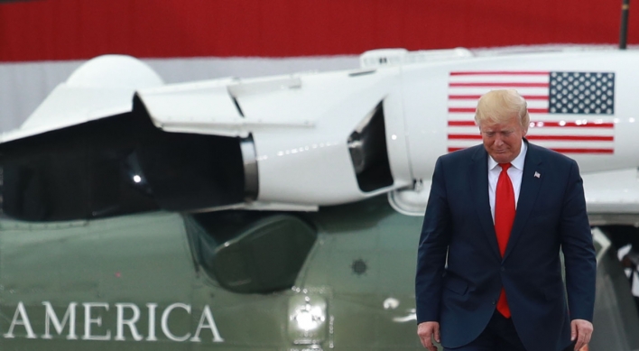 Trump heads home after historic DMZ meeting with Kim
